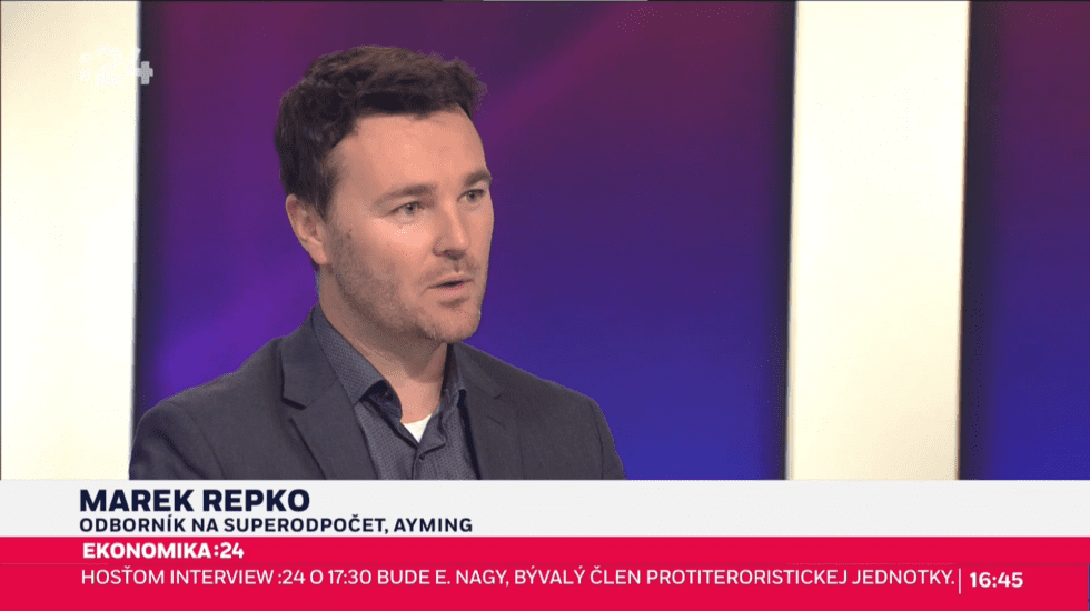 Marek Repko zo spoločnosti Ayming Slovensko rozpráva o superodpočte v relácii Ekonomika na RTVS